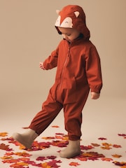 Fox Waterproof Fleece Lined Puddlesuit (3mths-7yrs) - Image 1 of 3