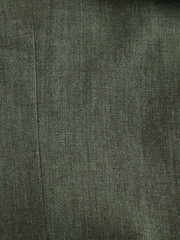 Green Slim Fit Slim Fit Signature Leomaster 100% Italian Linen Suit Jacket - Image 7 of 10