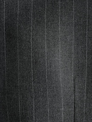 Charcoal Grey Muscle Fit Motionflex Stretch Stripe Suit Jacket - Image 15 of 15