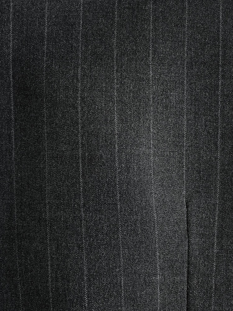 Charcoal Grey Muscle Fit Motionflex Stretch Stripe Suit Jacket - Image 15 of 15 Charcoal Grey Muscle Fit Motionflex Stretch Stripe Suit Jacket - Image 15 of 15