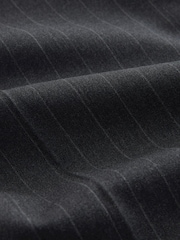 Charcoal Grey Muscle Fit Motionflex Stretch Stripe Suit Trousers - Image 12 of 12