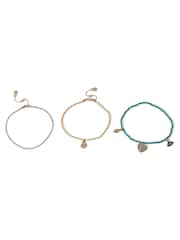 Aela ブルー コードチャーム アンクレット マルチパック - 画像 2 / 2