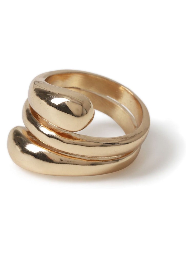 Aela Gold Tone Wrap Ring - Image 2 of 2