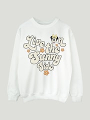 Brands In White Minnie Mouse Sunny Side Sweatshirt and Leggings Set - Image 2 of 3