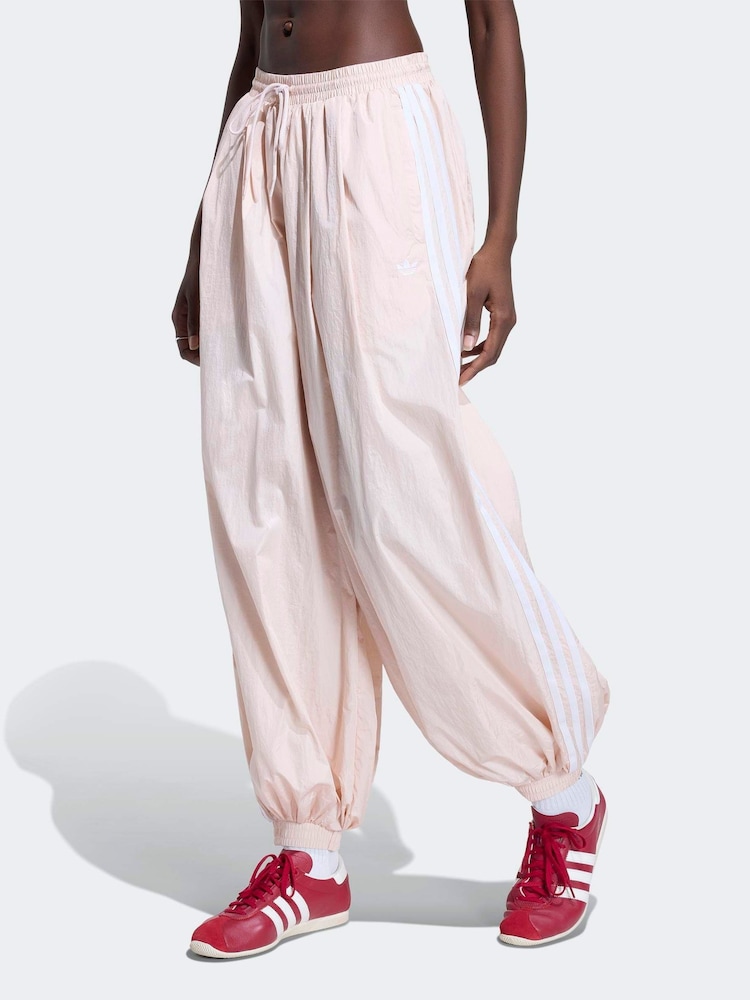 adidas Originals Pink Firebird Balloon Trackpant Trousers - Image 1 of 6