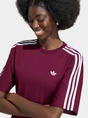 adidas Originals Burg/White Slim T-Shirt - Image 5 of 5