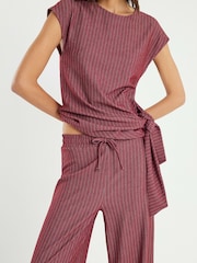 River Island Drawstring Pinstripe Trousers - Imagen 4 de 4