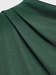 Mango Green Straight-Fit Jumpsuit With Draped Neckline - Image 7 of 7