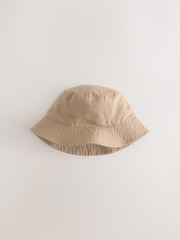 Maro Rugină - Pălărie rotundă din pânză de bumbac (3luni-16ani) - Imaginea 1 din 3