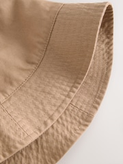 Maro Rugină - Pălărie rotundă din pânză de bumbac (3luni-16ani) - Imaginea 2 din 3