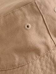 Maro Rugină - Pălărie rotundă din pânză de bumbac (3luni-16ani) - Imaginea 3 din 3