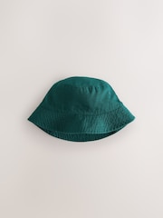 Verde - Pălărie rotundă din pânză de bumbac (3luni-16ani) - Imaginea 1 din 3
