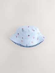 Blue Boats Cap Bucket Hats 2 Pack (3mths-10yrs) - Image 2 of 5
