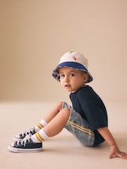 Red/White/Blue Lobster Reversible Bucket Hat (3mths-16yrs) - Image 1 of 6