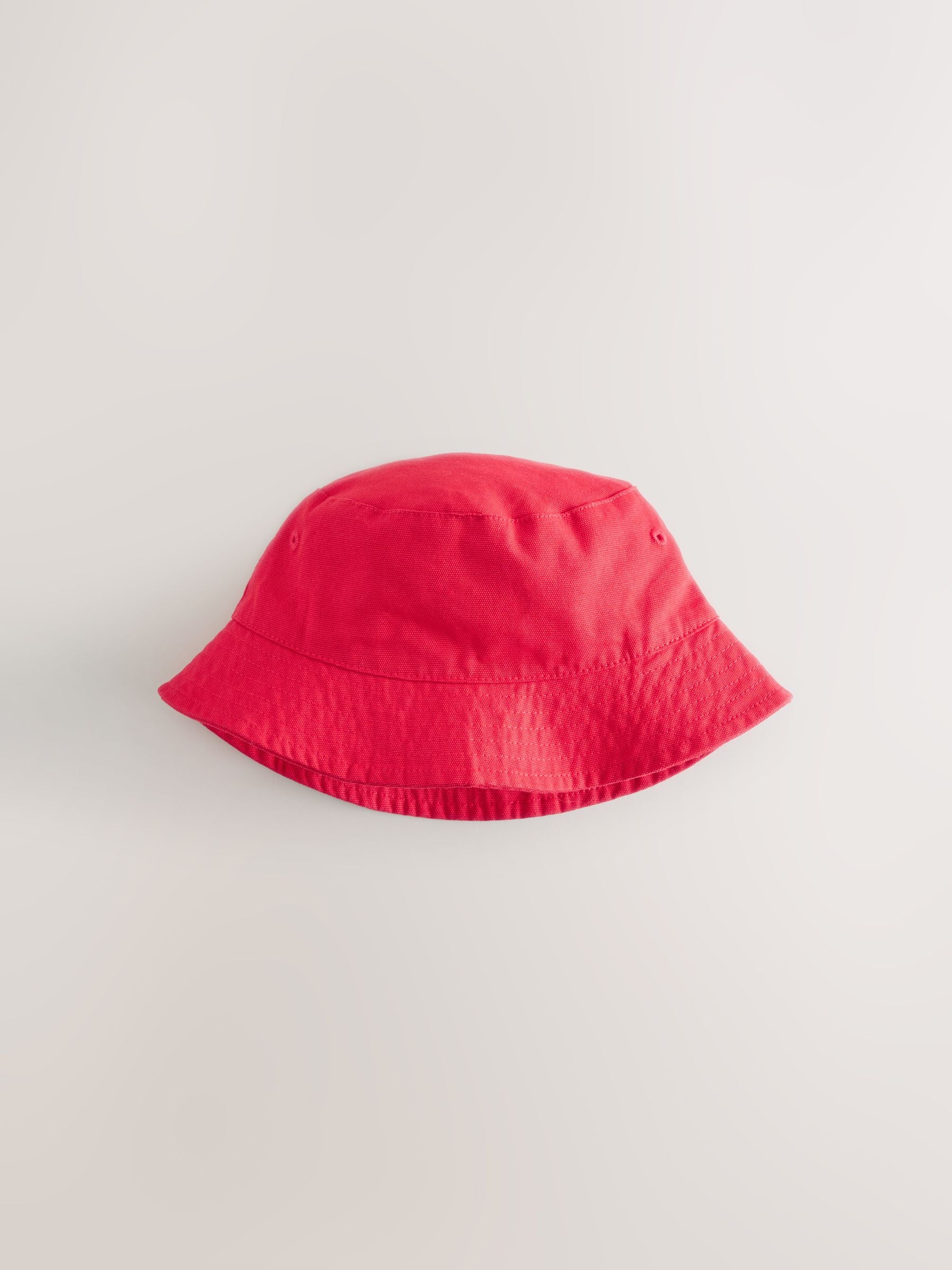 Buy Red Cotton Canvas Bucket Hat (3mths-16yrs) from Next USA