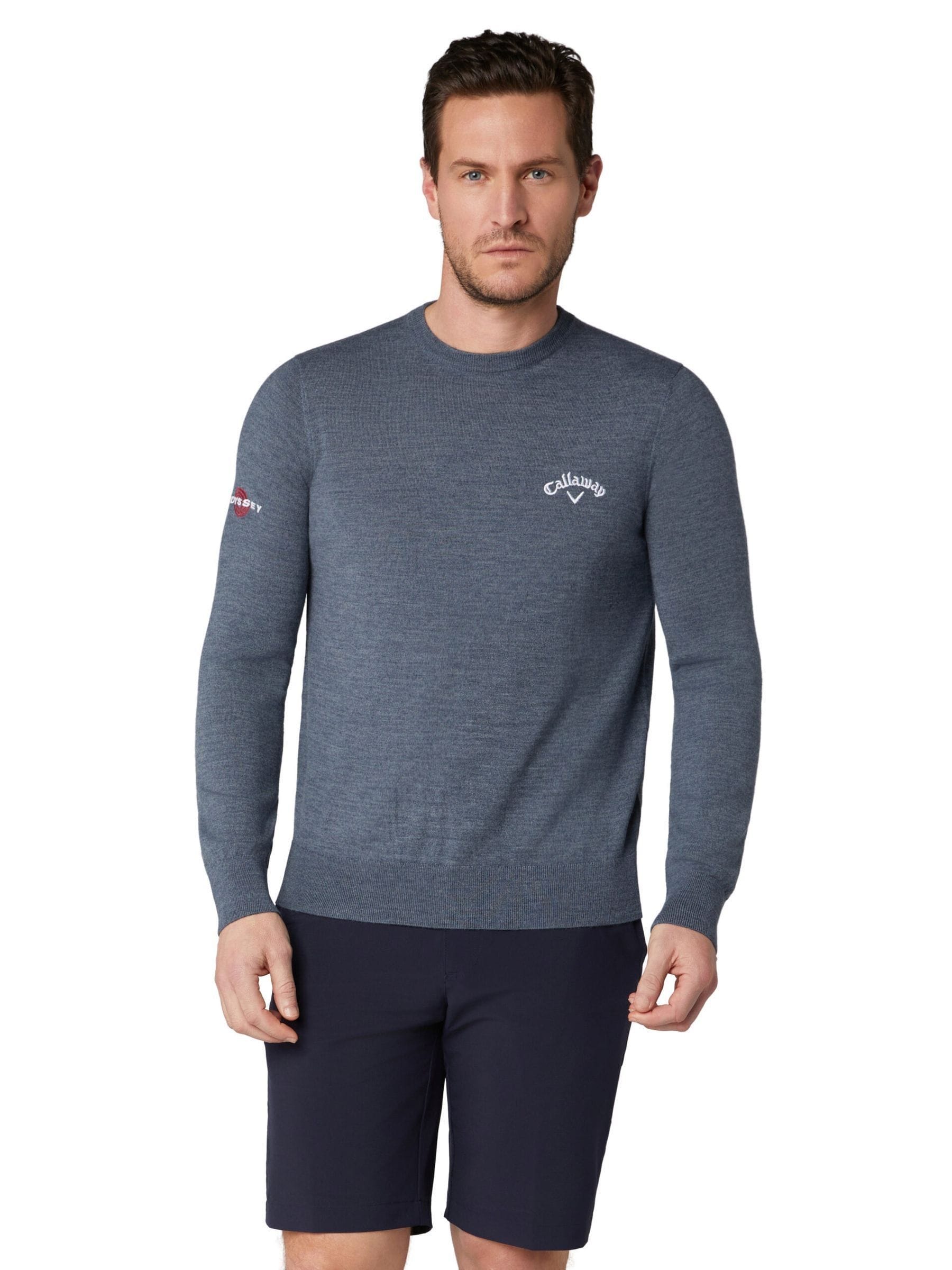 Buy Callaway Golf Grey Crew Neck Sweater from Next Turkey