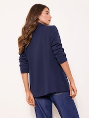 Lipsy Navy Blue Relaxed Blazer - Image 5 of 5