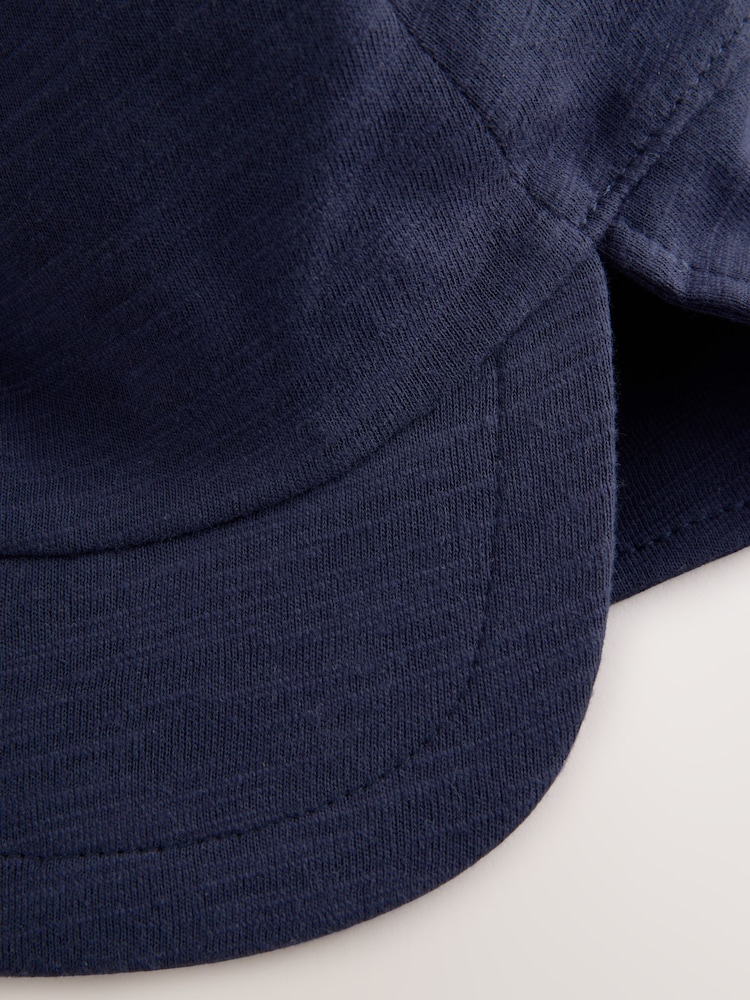 Navy Blue Jersey Legionnaire Hat (3mths-10yrs) - Image 2 of 3