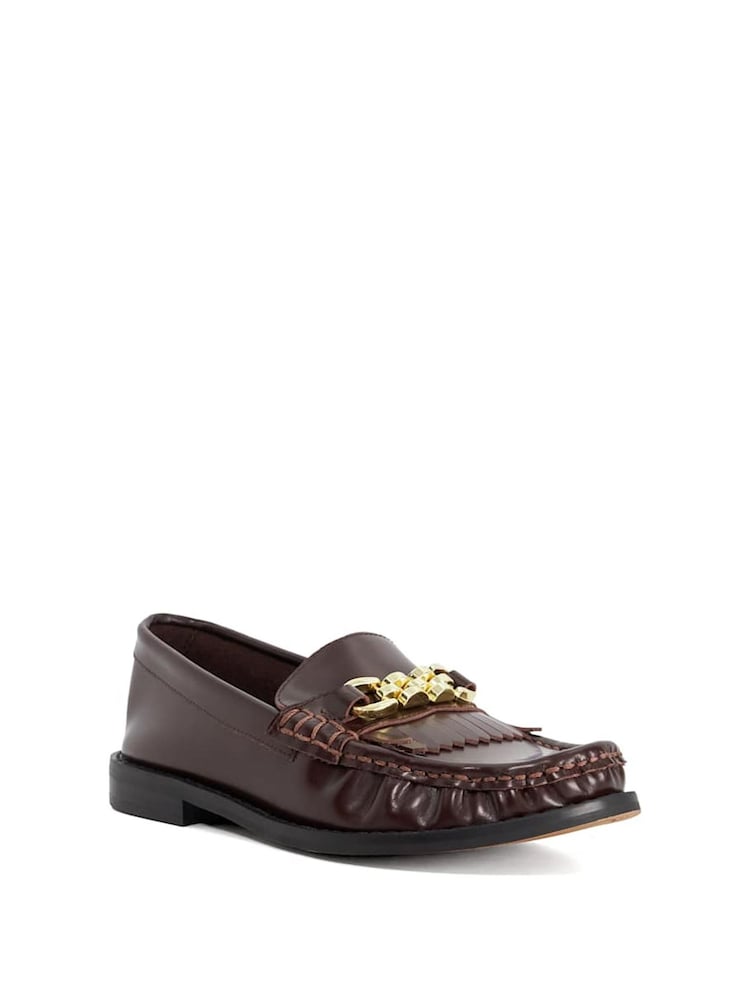 Dune London Red Granules Chain Loafers - Image 2 of 6 Dune London Red Granules Chain Loafers - Image 2 of 6