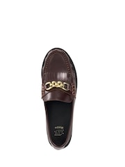 Dune London Red Granules Chain Loafers - Image 5 of 6