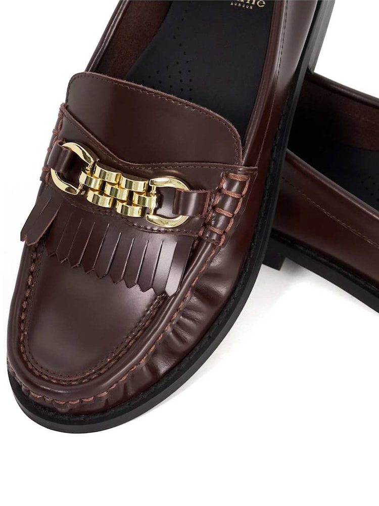 Dune London Red Granules Chain Loafers - Image 6 of 6 Dune London Red Granules Chain Loafers - Image 6 of 6