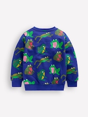 Boden Blue Everyday Printed Sweatshirt - Image 2 of 3