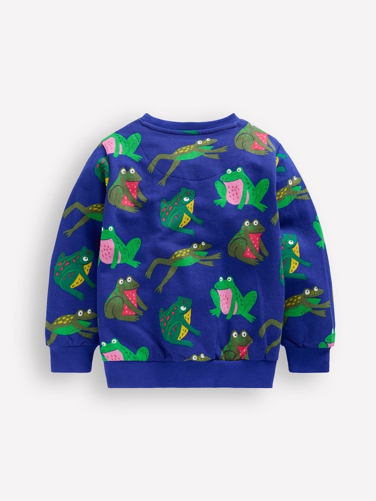 Boden Blue Everyday Printed Sweatshirt - Image 2 of 3