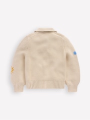 Boden Cream Collared Cardigan - Image 5 of 6