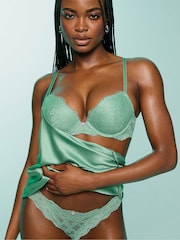 Victoria's Secret Spearmint Green Push Up Lace Bra - Image 3 of 3