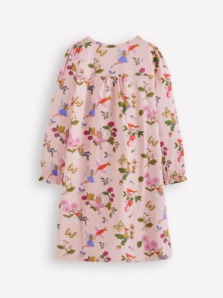 Boden Pink Printed Long Sleeve Nightie - Image 2 of 3