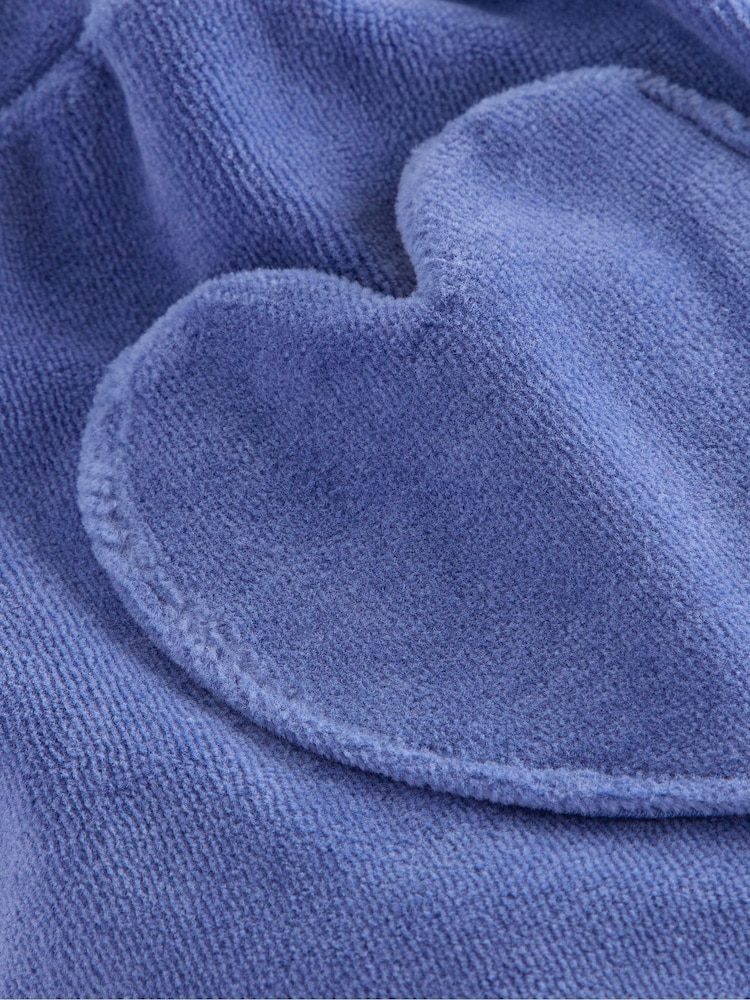 Boden Blue Heart Pocket Velour Joggers - Image 3 of 3