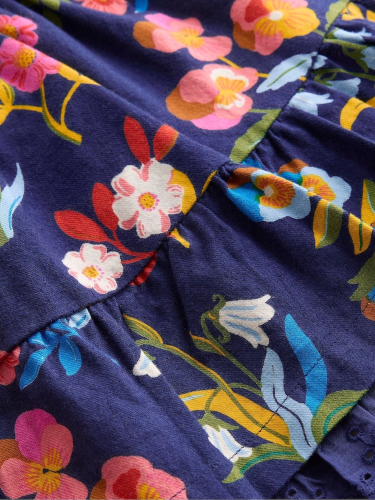 Boden Blue Printed Pull-On Woven Skirt - Image 3 of 3 Boden Blue Printed Pull-On Woven Skirt - Image 3 of 3