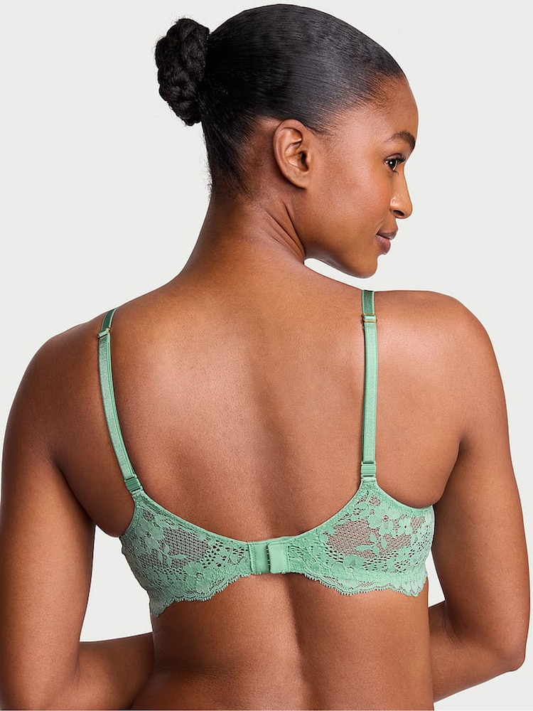 Victoria's Secret Spearmint Green Unlined Balcony Lace Bra - Image 2 of 2