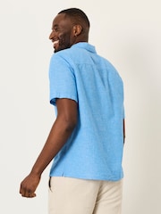 FatFace Bugle Bright Blue Short Sleeve Shirt - Image 2 of 7