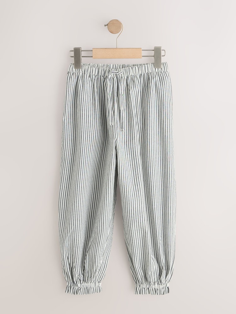 Black and White Stripe Bloomer Trousers (3-16yrs) - Image 1 of 4