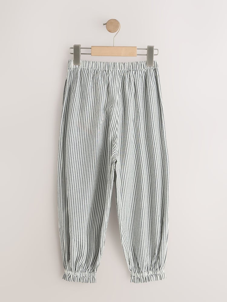 Black and White Stripe Bloomer Trousers (3-16yrs) - Image 2 of 4
