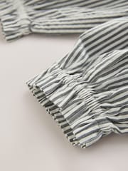 Black and White Stripe Bloomer Trousers (3-16yrs) - Image 4 of 4