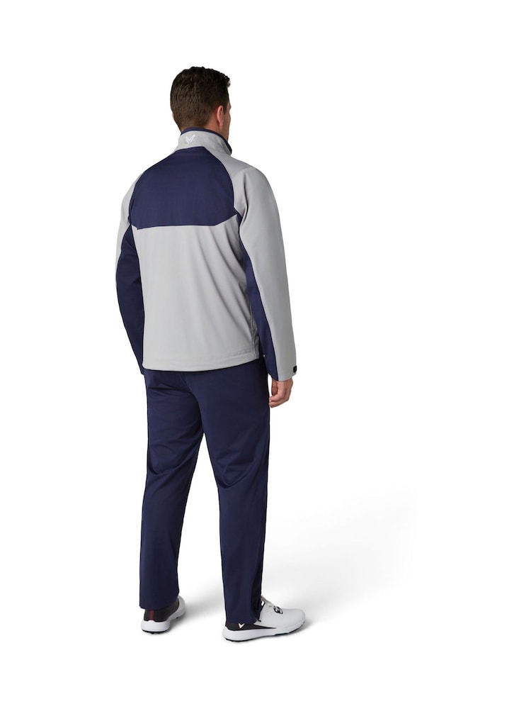 Callaway Apparel Grey Emea Fz Stormlite Iii Waterproof Jacket - Image 2 of 4 Callaway Apparel Grey Emea Fz Stormlite Iii Waterproof Jacket - Image 2 of 4