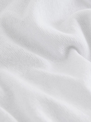 Weiß - Leichte, transparente Strickjacke mit Reißverschluss und Kapuze - Bild 8 von 9