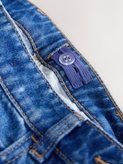 Mid Blue Spot - ওয়াইড লেগ জিন্স (3-16বছর) - 9এর মধ্যে 9 ছবি