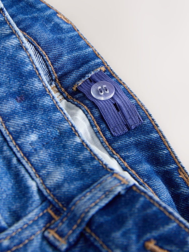 Mid Blue Spot - ওয়াইড লেগ জিন্স (3-16বছর) - 9এর মধ্যে 9 ছবি