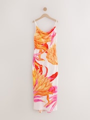 Kew Collection Tropical Cowl Neck Strappy Maxi Dress - Image 6 of 8