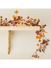 Lights4fun 1.5m Pre Lit Berry Autumn Garland - Image 1 of 5