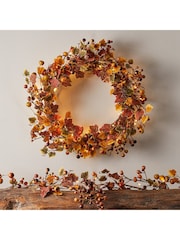 Lights4fun 1.5m Pre Lit Berry Autumn Garland - Image 5 of 5