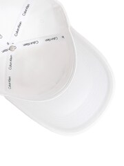 Calvin Klein White Twill Logo Cap - Image 5 of 5