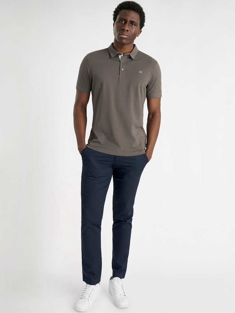 Calvin Klein Golf Grey Uni Polo Shirt - Image 2 of 10