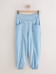 Bleach Blå - TENCEL™-blanding med lett denimballongbukse - Bilde 7 av 9