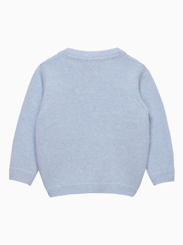 Trotters London Blue Tarquin Train Cardigan - Image 2 of 2