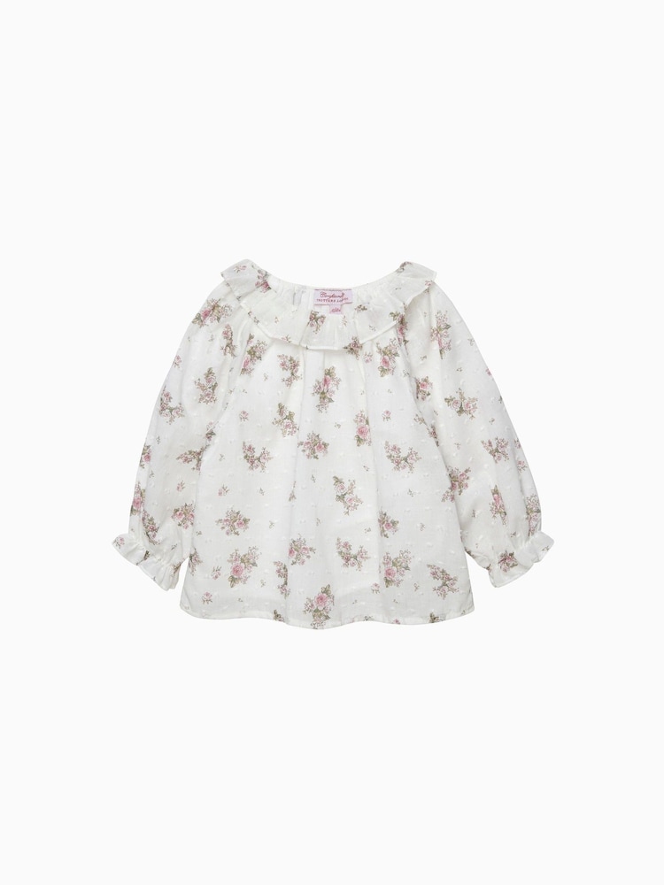 Trotters London Arabella Floral White Blouse - Image 2 of 2