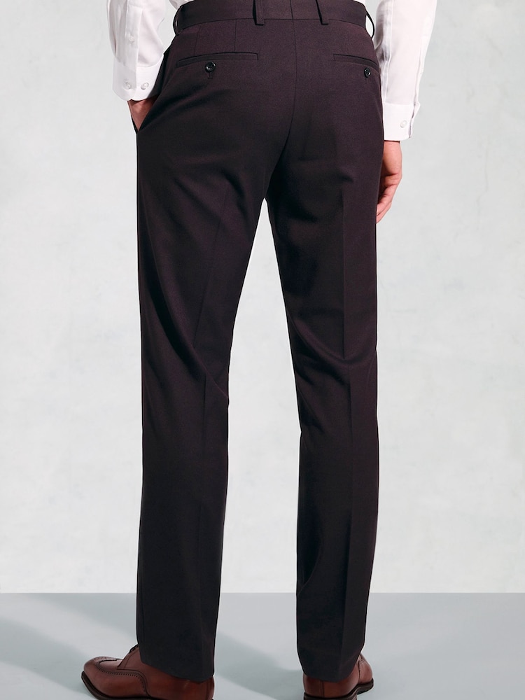 Brook Taverner Red Flannel Suit Trousers - Image 2 of 2 Brook Taverner Red Flannel Suit Trousers - Image 2 of 2